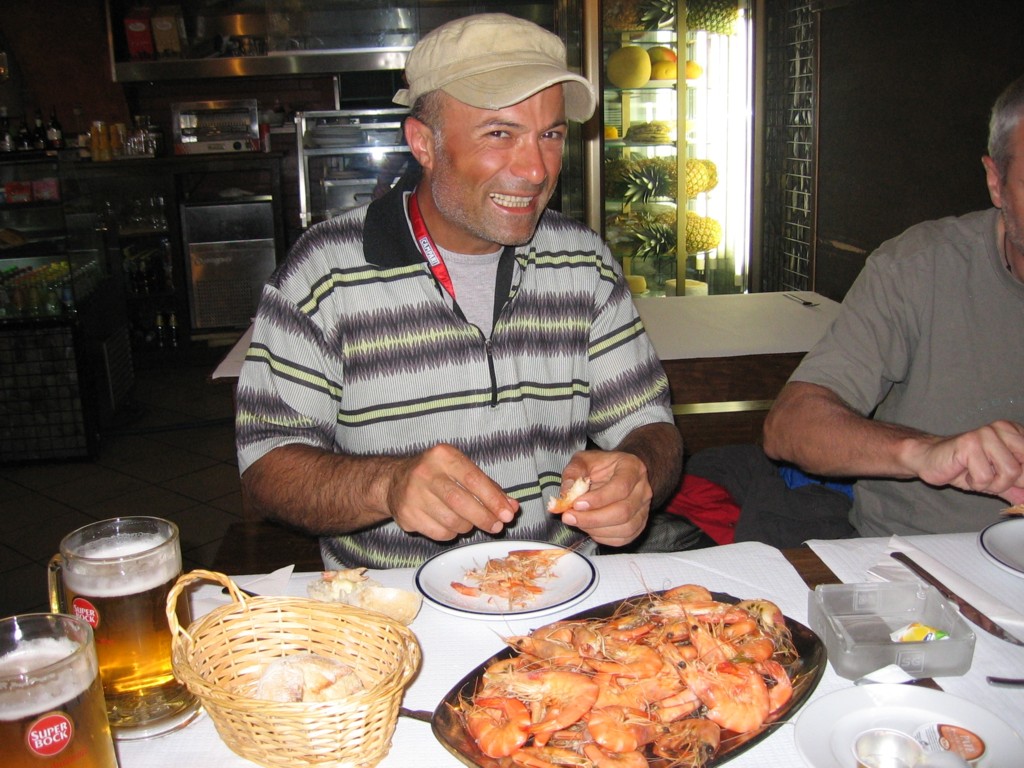 plate of something in Coimbra