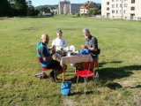 Breakfast on the lawn    